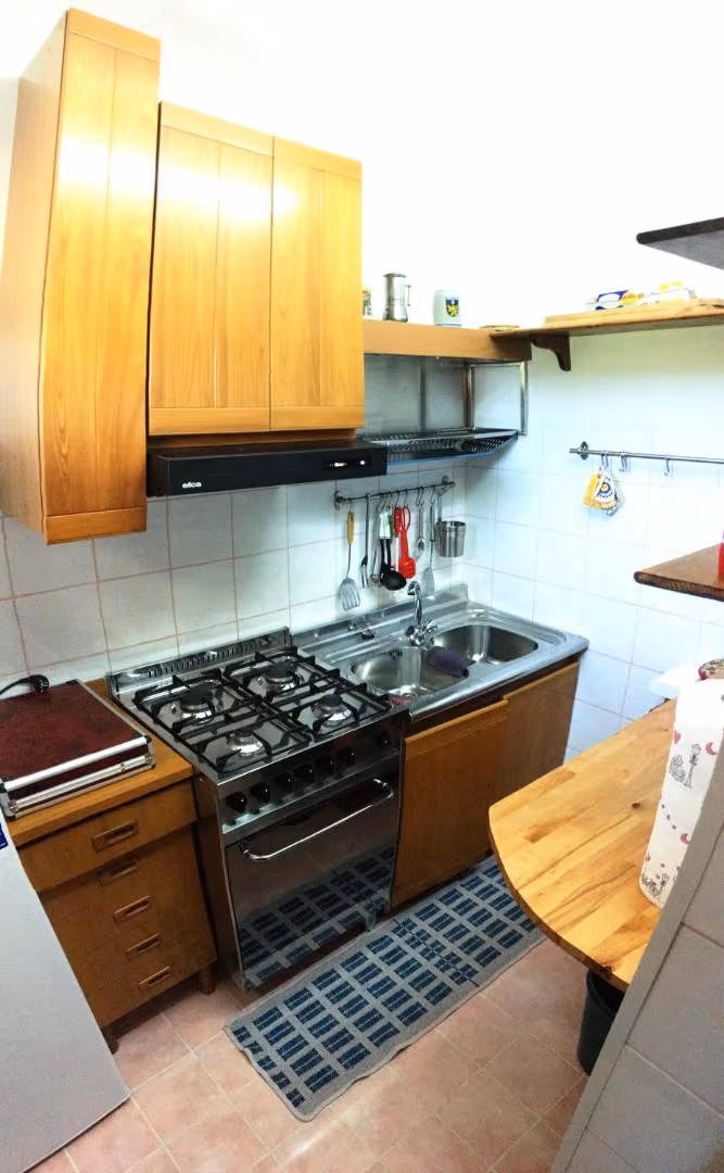 La cucina attrezzata
